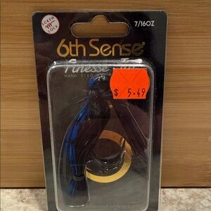 Men’s Black and Blue Fishing Skirted Jig